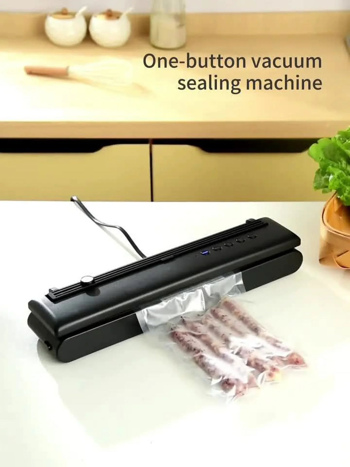 With Automatic Seal Food Storage Saver Vacuum Machine Sealer Bag Preservation
