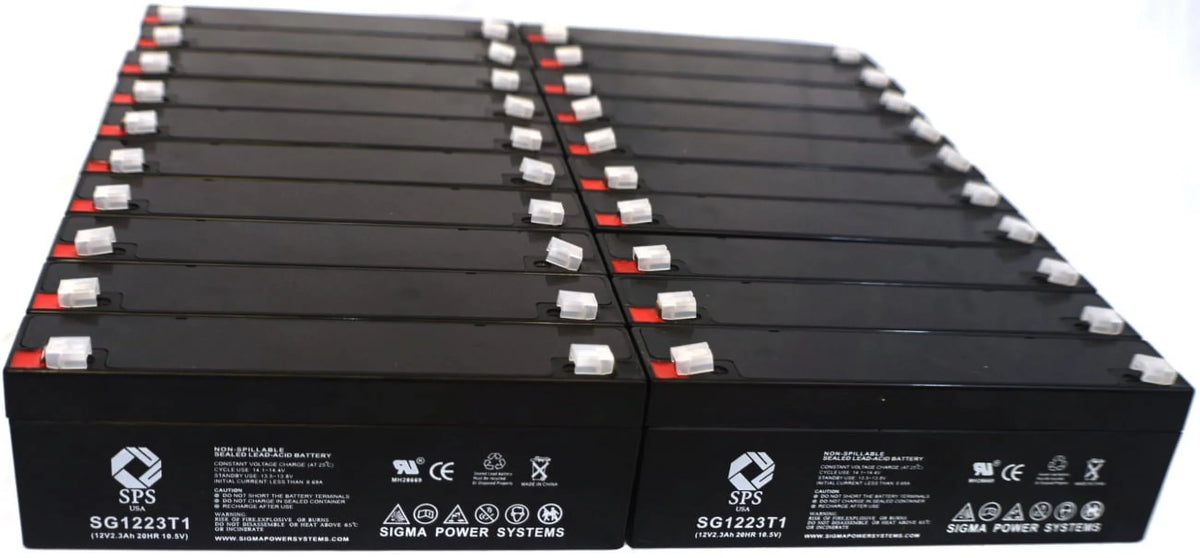 (20 Battery ST500 Replacement 12V (SG1223T1) Pack) 2.3 Labs Research SPS Medical Brand for Ah