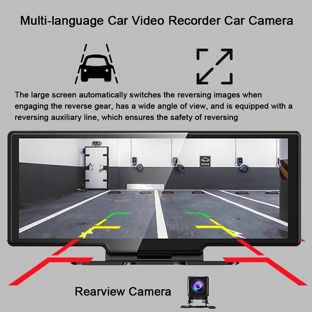 Rearview Car Mobilephone AUX APP Car Console Car Video Auto 10.26in Car Ametoys Multi-language Recorder Control Car Multi-