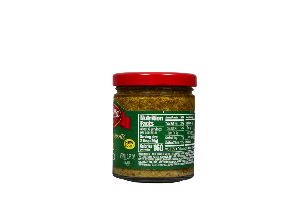 Sauce, Mezzetta 6.25-Ounce L Basil 6) G (Pack Pesto, of