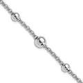 Women Bracelet for 925 8inch Jewelry Sterling Beaded Popcorn Fine Auriga Silver Chain