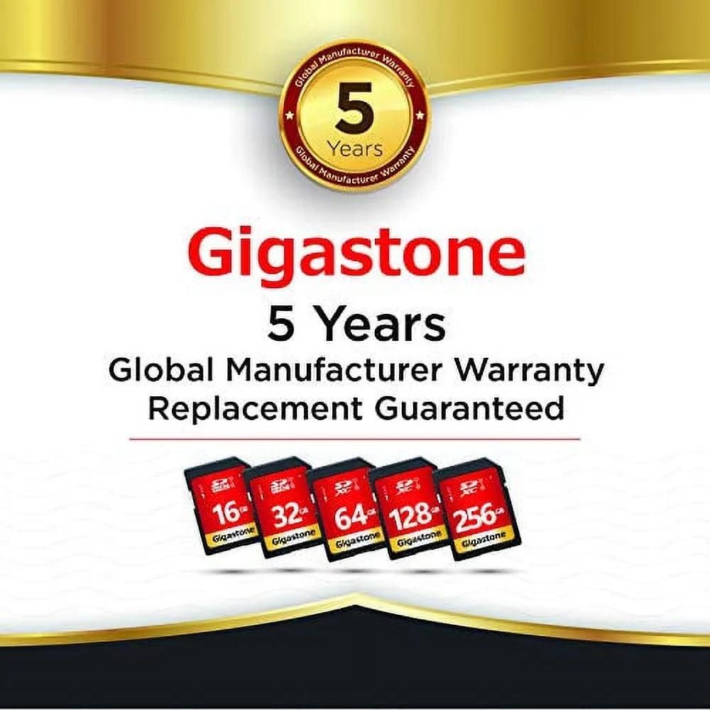 pack U1 Card (5x32GB) Class Memory Card, Gigastone to 10 5 80MB/s 32GB Up UHS-I SDHC
