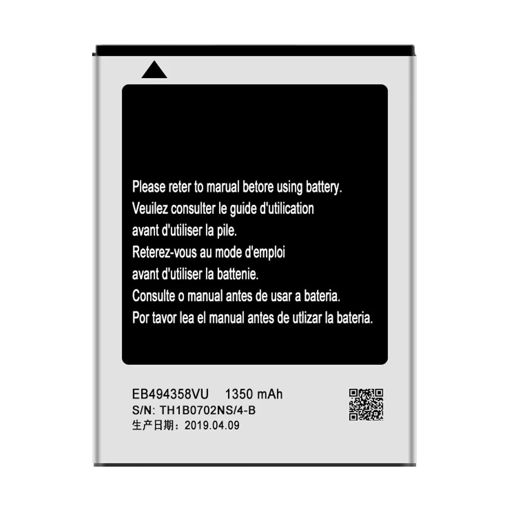 GT-S5830D EB494358VU Tool Galaxy Ace For Replacement Battery