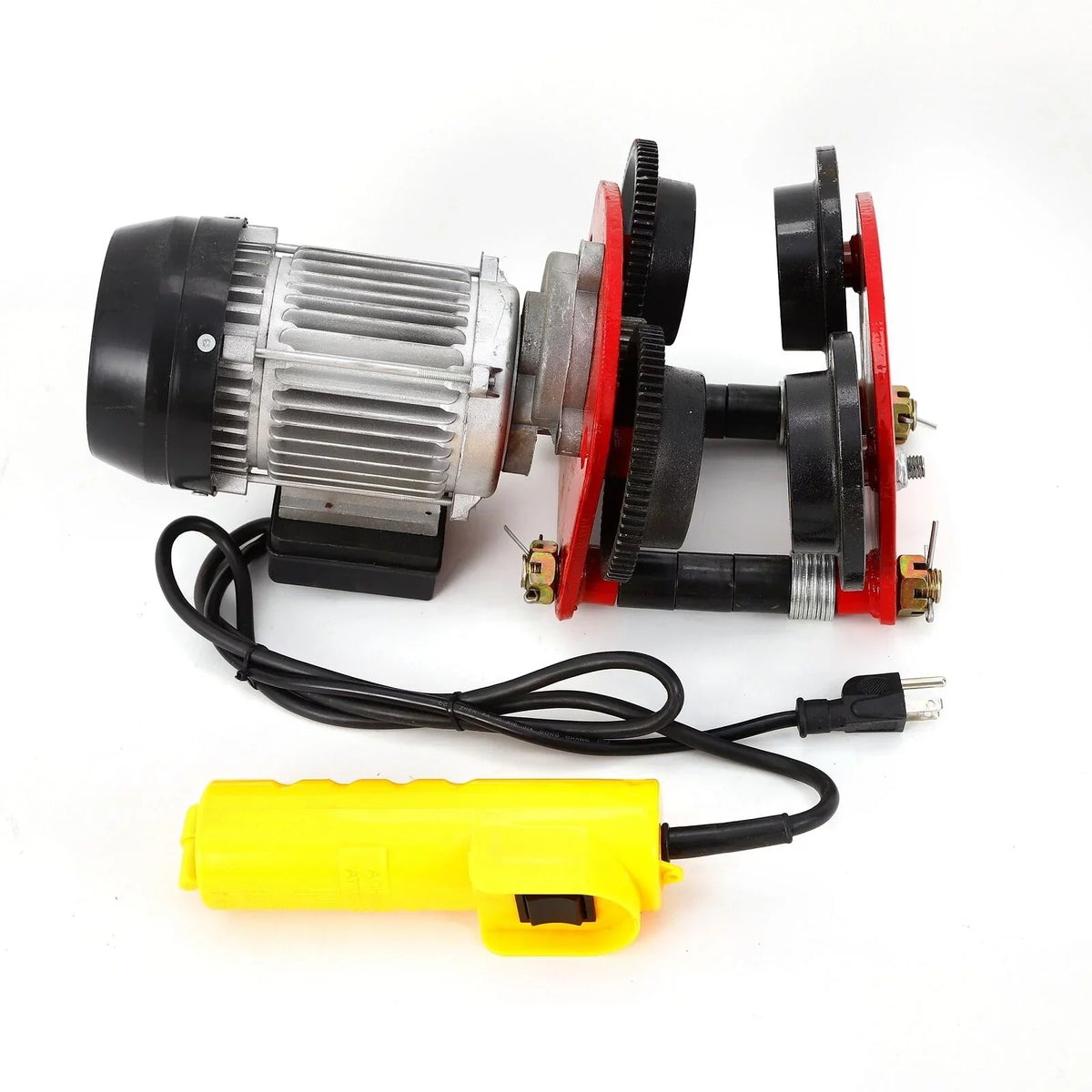 Overhead Lift Control, Hoist Heavy w/I-Beam Electric Garage Trolley 2000LBS Motor Automatic Remote 1400r/m, Winch Overhead Electric Links, Crane Shop Motor Lift Hoist Duty Hoist
