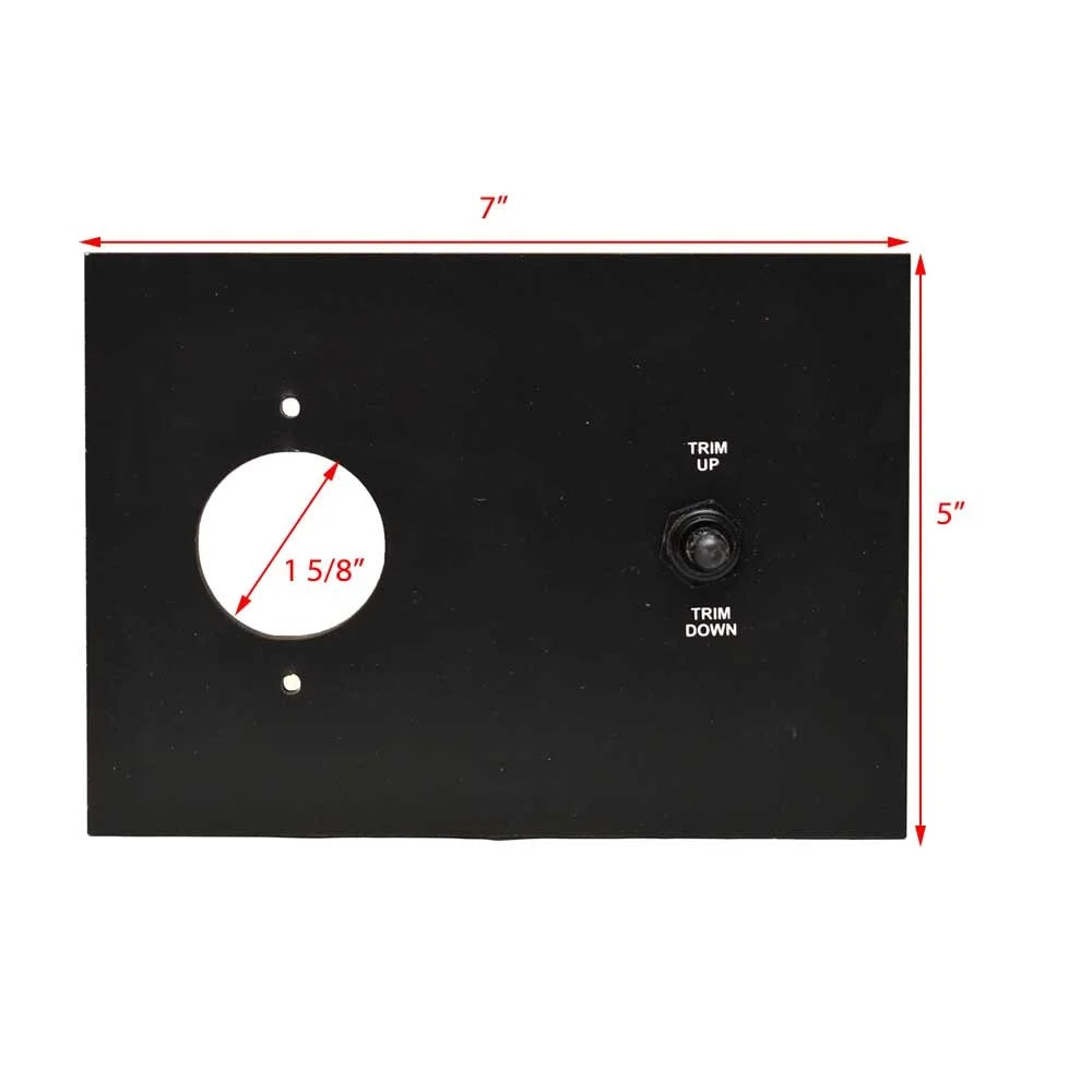 Black Trim 2125510 x Switch Panel Plastic Boat Lowe Inch 7 | 5