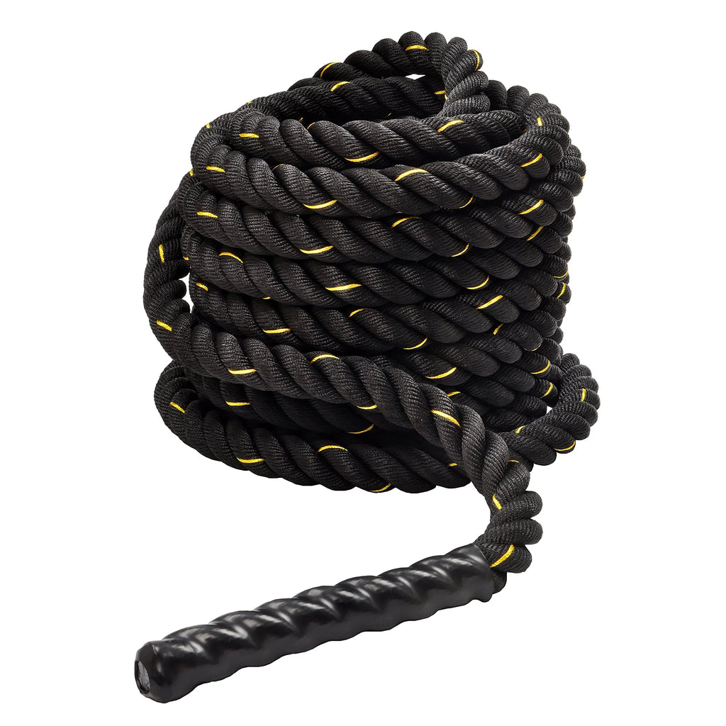 Workout Ropes and Inch Gym 1.5 Battle Poly Home Diameter FT Dacron BalanceFrom Heavy Length, for Rope 50