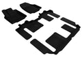 Floor (BLACK) Full 3D MAXpider compatible Set with Mat 2007-2015 MAZDA - CX-9 KAGU
