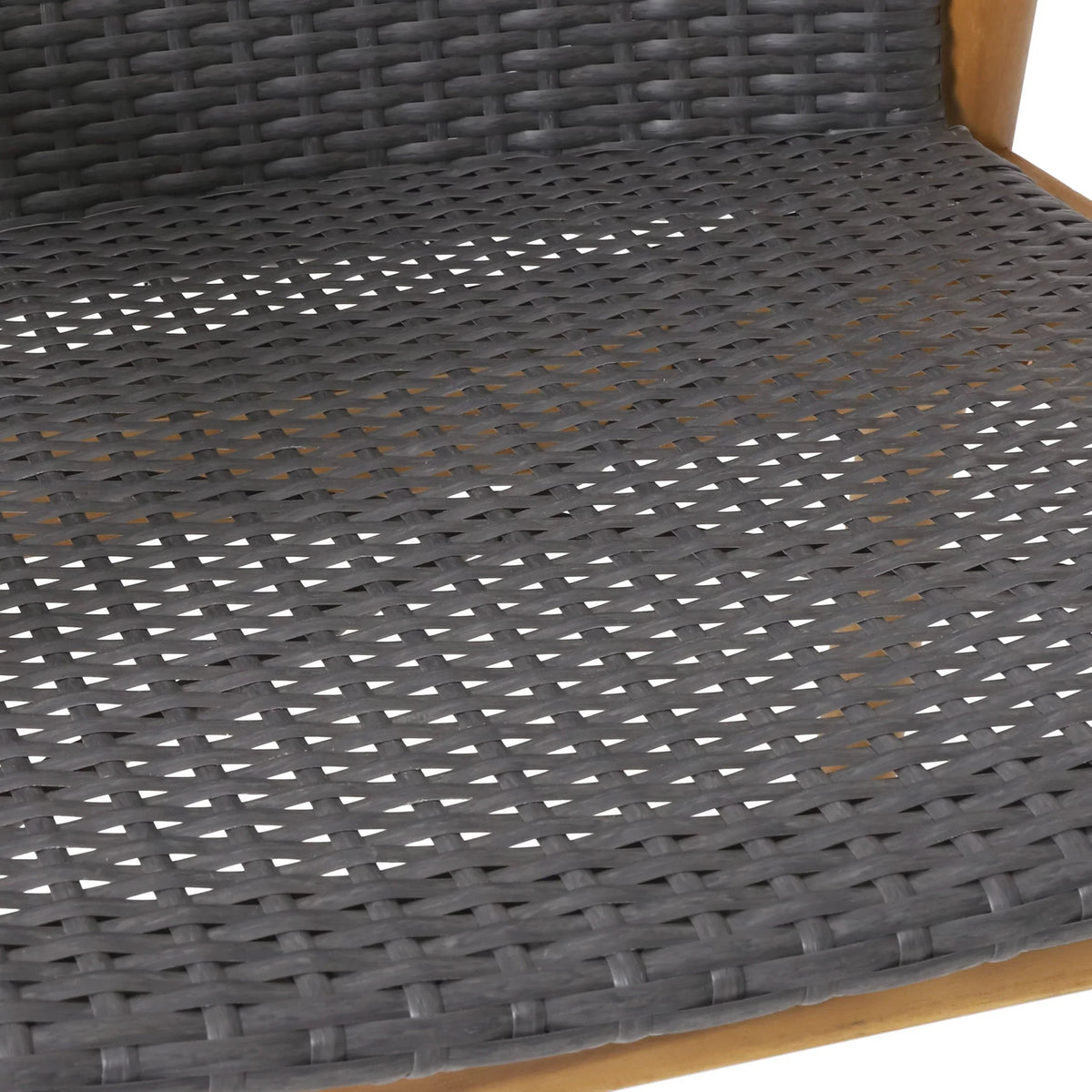 Seater Wood exterior Remuda Chat Wicker and Teak Gray and 4 Acacia ,