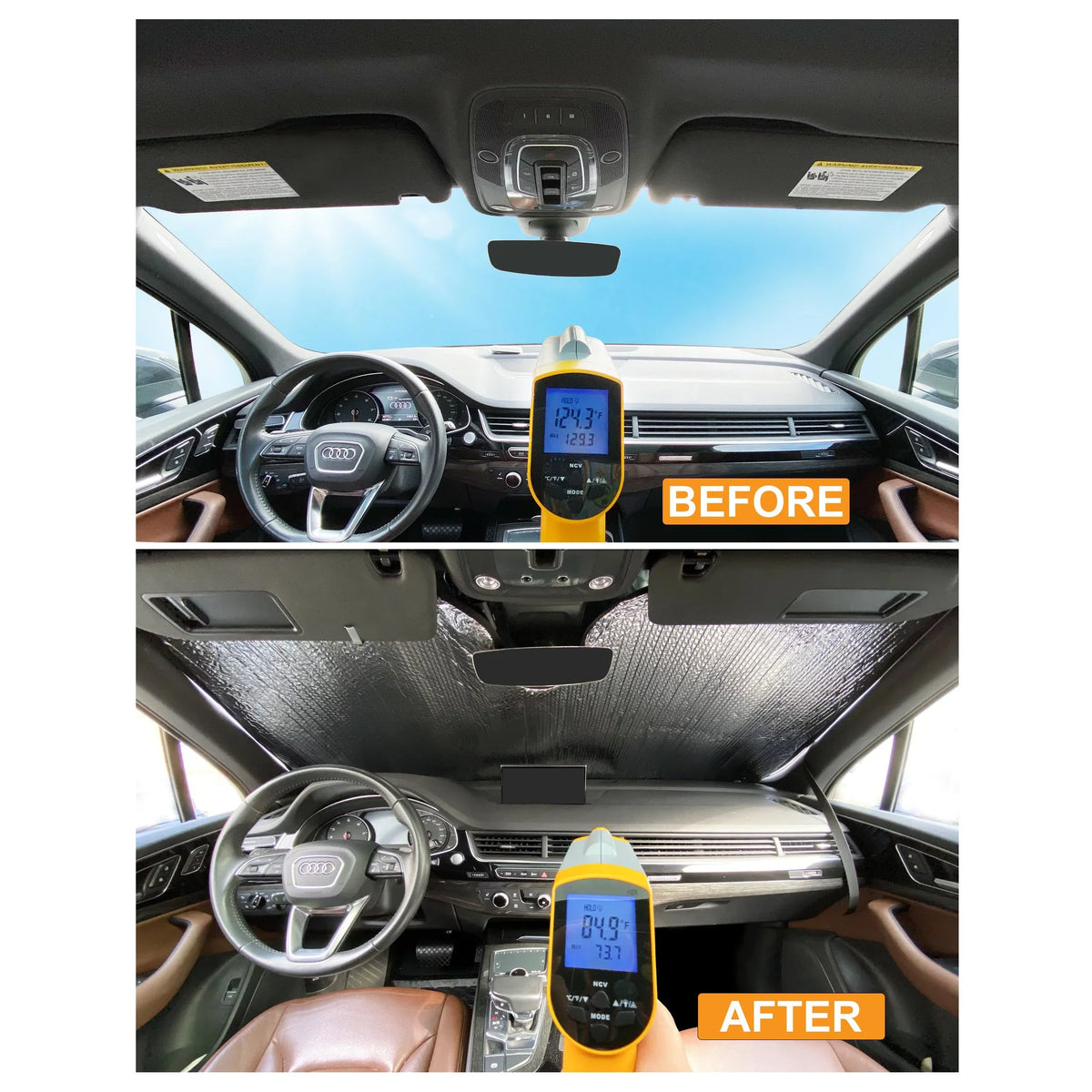 for Front Windshield Cab 1500 Cab Cab, Cab Sunshade Truck Quad 2019-2023 Mega 2Dr 4Dr RAM Regular Crew Dodge Pickup