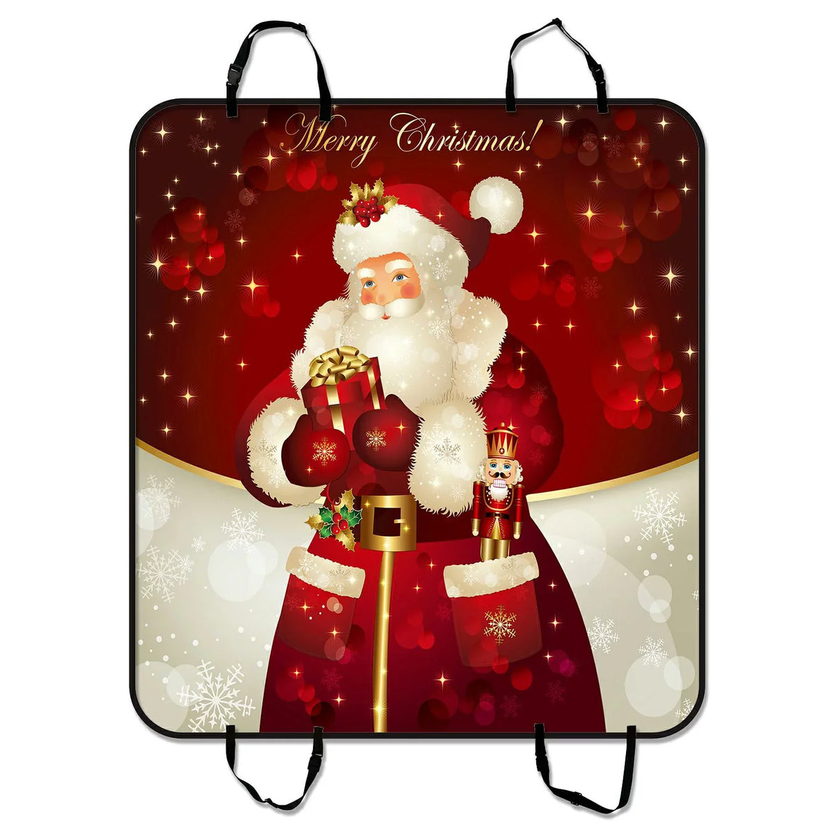 Mat For Mat and SUV Trucks Dog Seat 54x60 Cargo christmas Trunk Santa Pet Cover Claus Mat GCKG the Seat Car inches Hammock Merry Cars Dreamlike Car