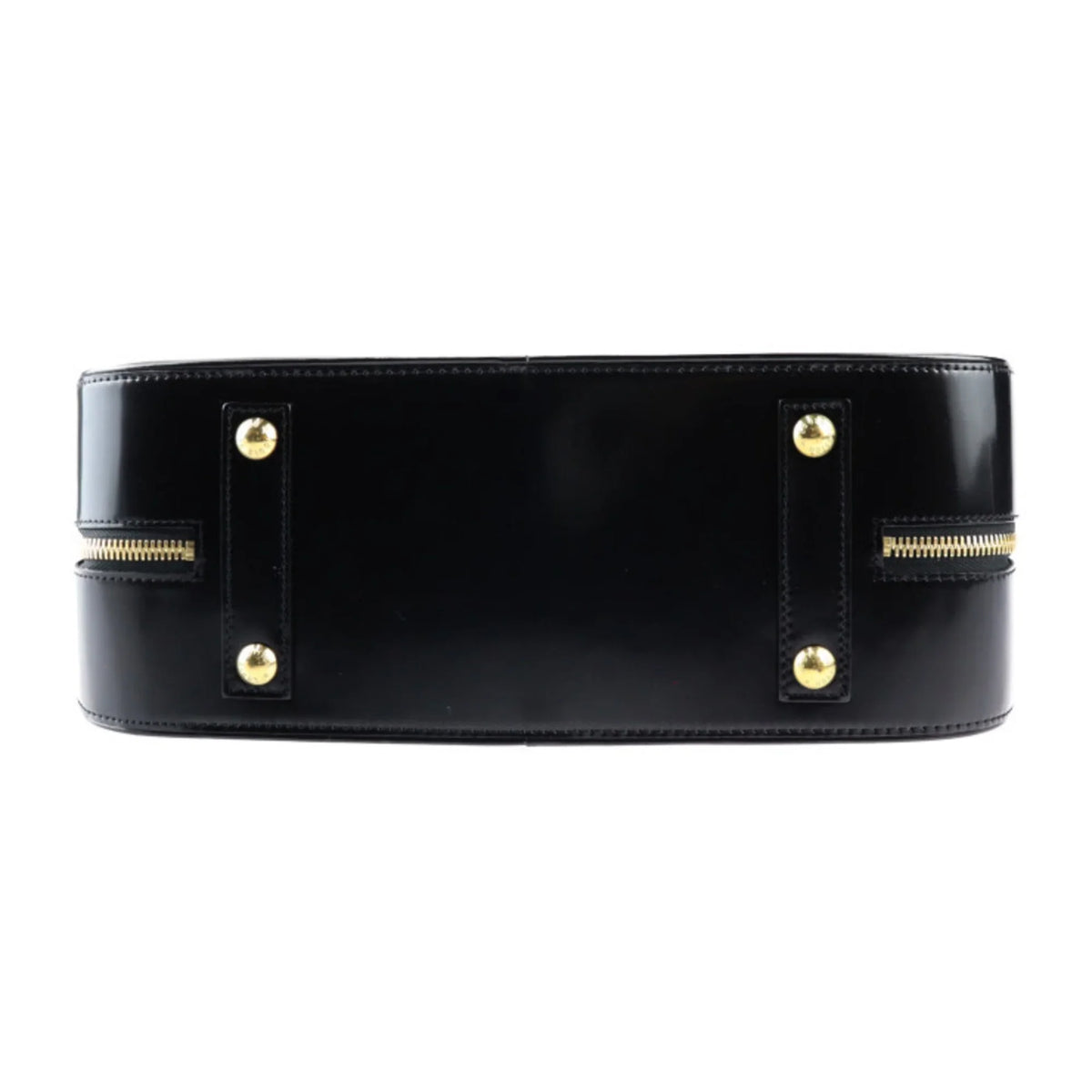 Stamp Hardware Black Gray (Good) M95237 Leather Pre-Owned Calf Handbag Suede Bag Gold GM