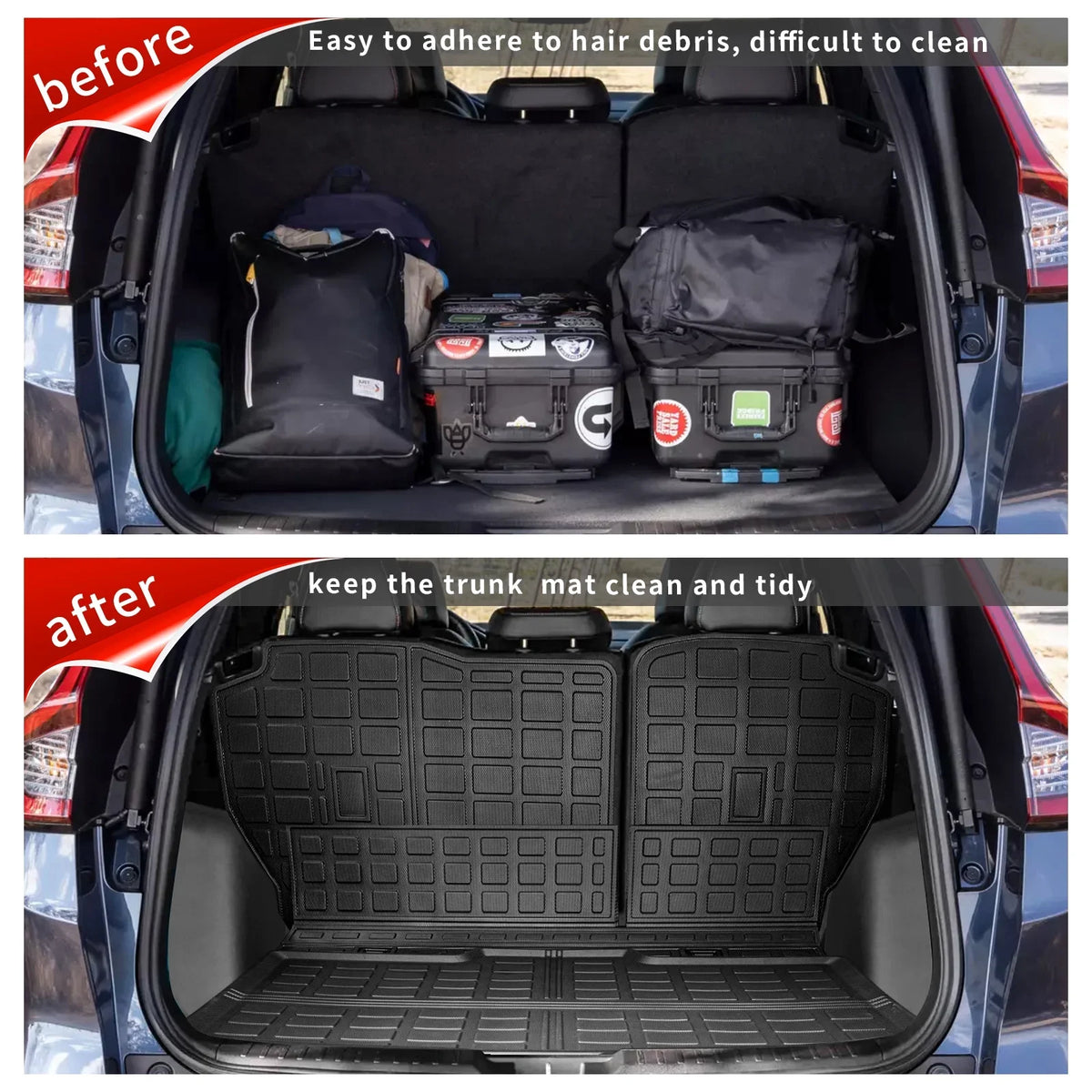 Honda Seat Cover 2024 2023 mats Fuel Cargo 2024 Mat Cr-v Car Trunk 2024 Accessories CRV Liner Honda Protector Back Fit