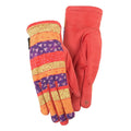 Gloves Laurel Suede Patchwork Red Burch