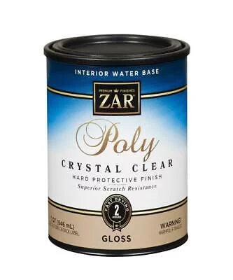125 of Coverage 1 Indoor liquid-Based (Pack Clear qt. ZAR ft. Polyurethane 4) Paint sq. Aqua