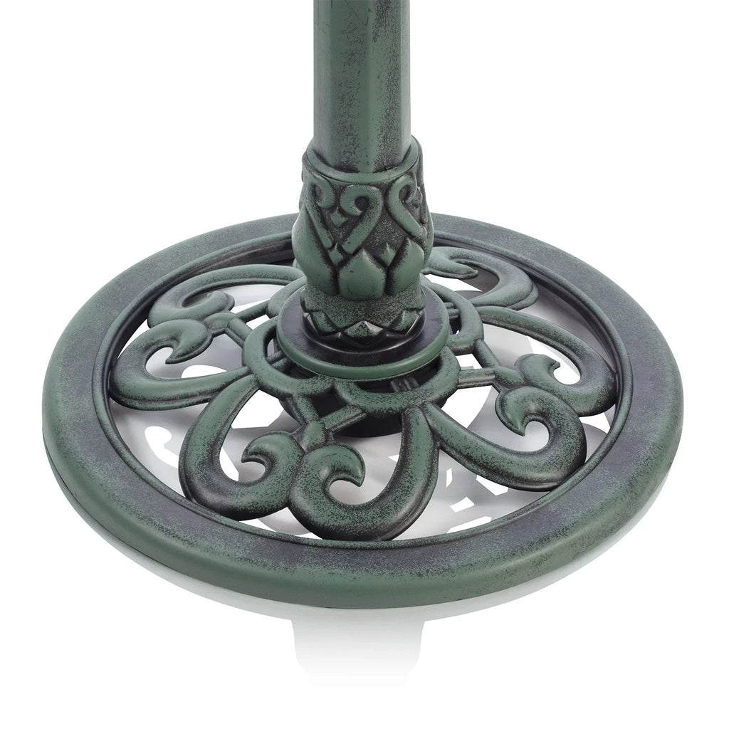 3-Tier Green Fountain Pedestal Bird Corporation Alpine Bath, Plastic