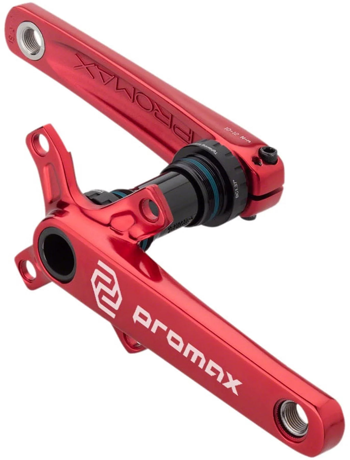 Red - 68mm Spindle, BB English Promax CF-2 170mm, 24mm 2-Piece, Crankset Included,