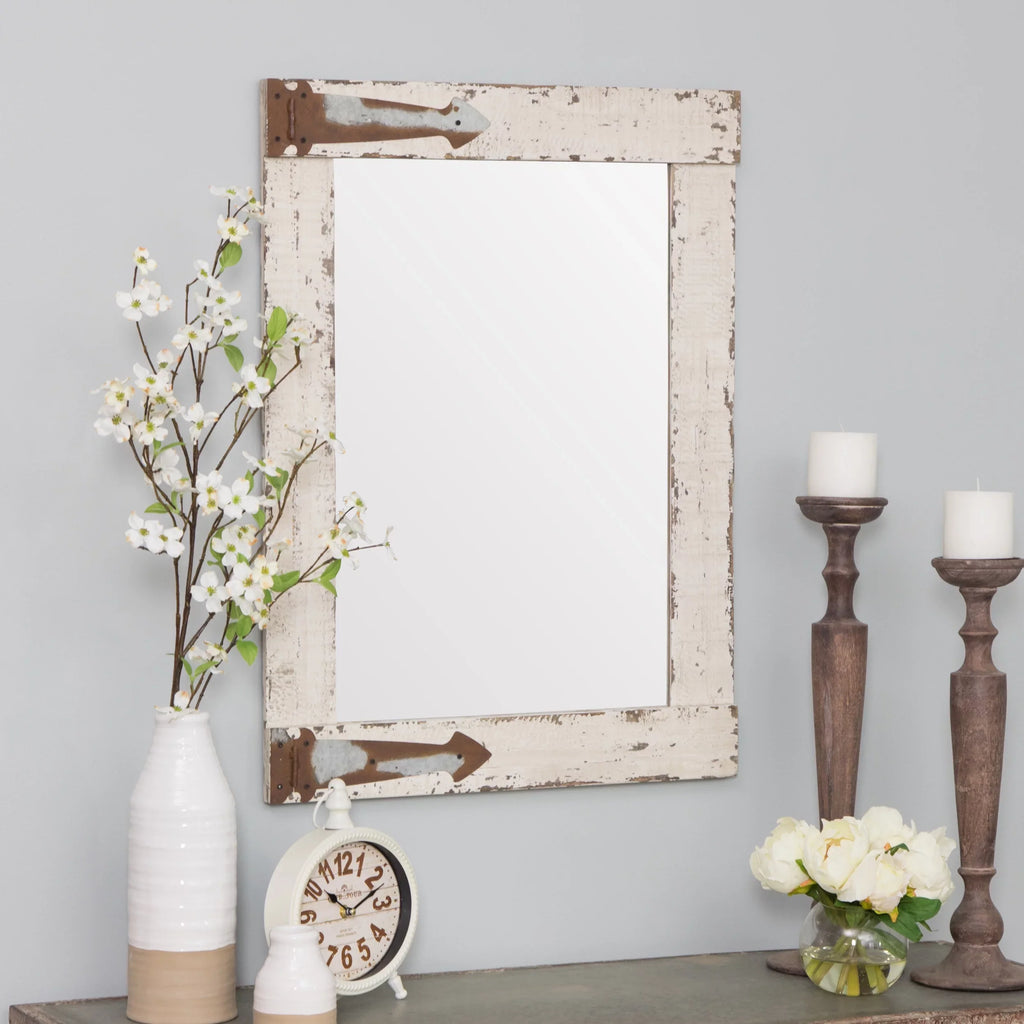 Farmhouse by 22" Wall 30" Aspire Serenad White x Mirror
