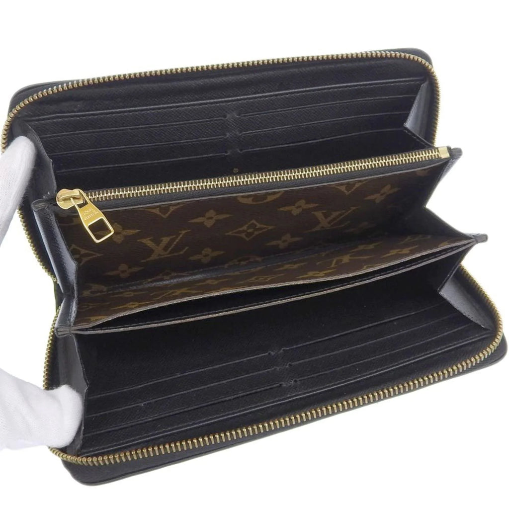 Monogram Retiro Round (Good) Zippy Pre-Owned Noir M61855 Wallet Long