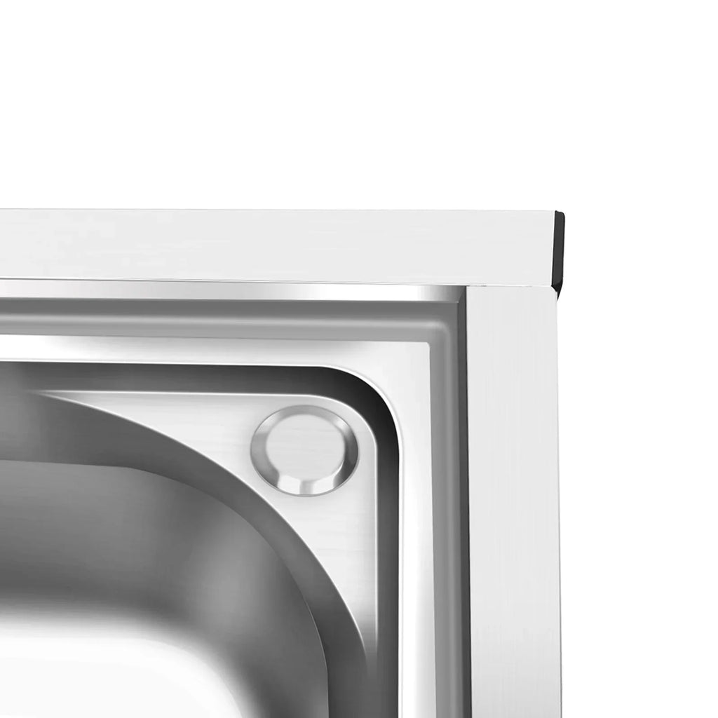 Stainless Utility w/Faucet Bowls Catering Kitchen Catering +Shelf Drainboard Bowl Bowl Sink 2 Prep Sink Kitchen 2 Prep Catering Sink 304 w/ Bowls Home Table Commercial Table Prep Steel Kitchen