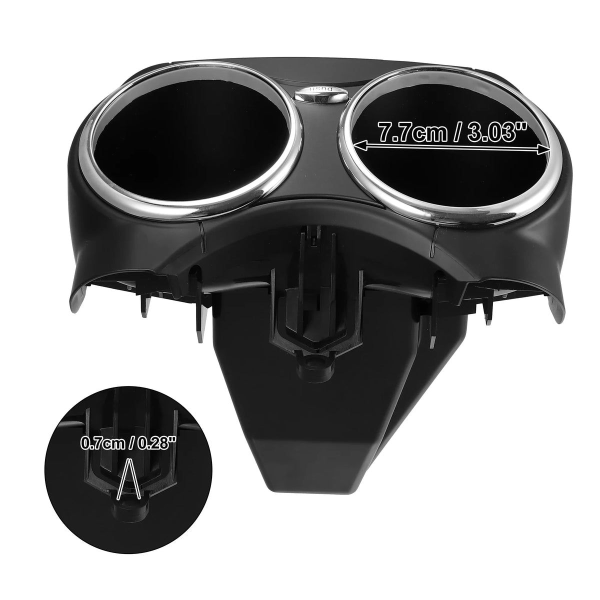 A21968004149051 Unique Storage Benz Front for 06-11 Bracket Replace Car Black Cup Bargains Seats Holder W219