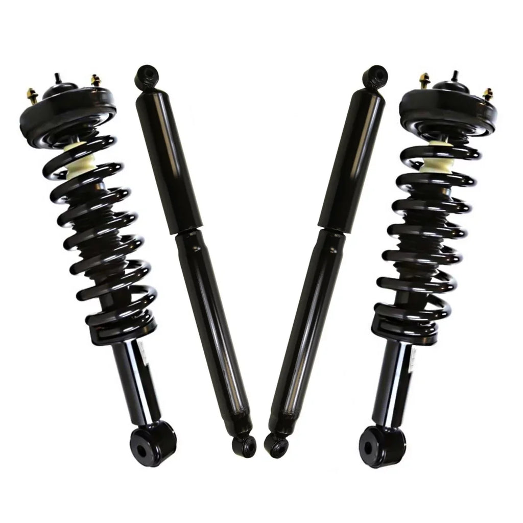 2013 2009 & 4WD Kit for 5.4L V8 2010 AutoShack Set and F-150 Springs SUSPKG11001 of 3.7L 4.6L Front Absorbers Replacement 2012 Complete Shock Rear V6 3.5L Strut Coil 4 2011