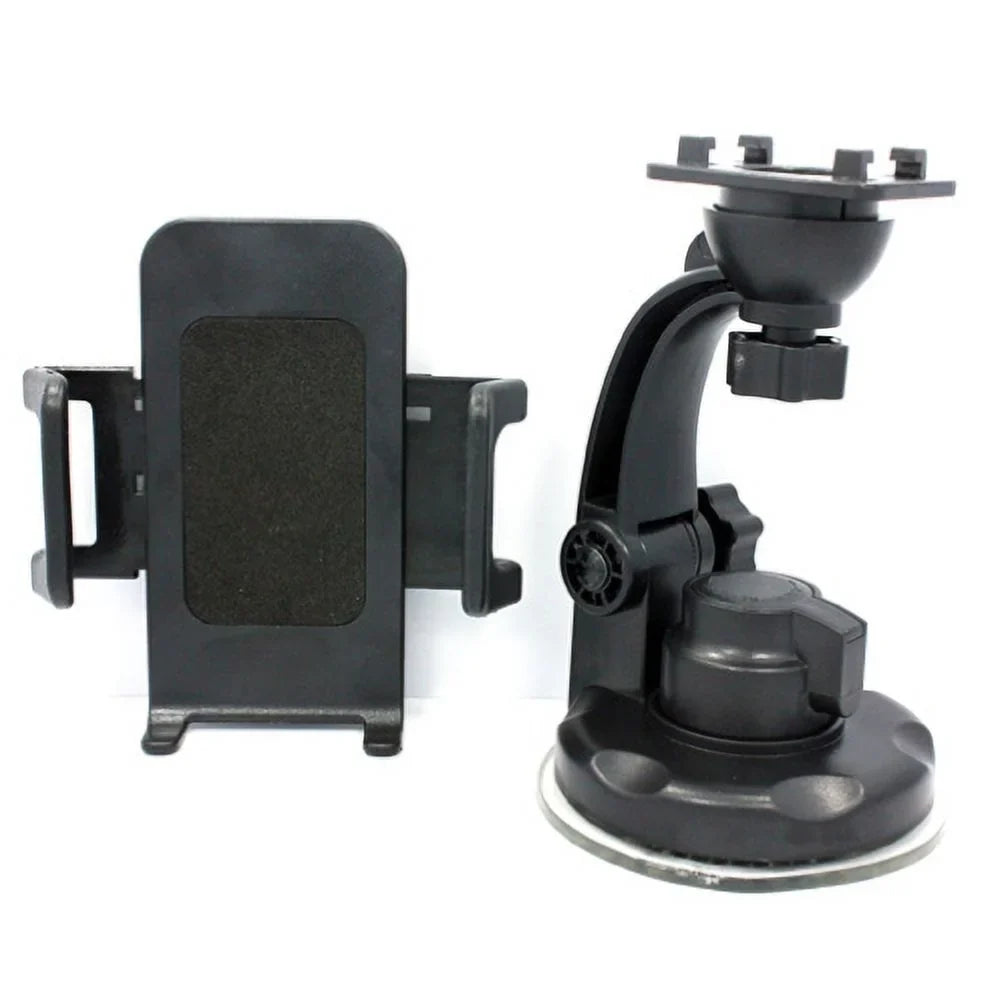 Rotating Windshield Galaxy Suction J3 Holder S5 Mount Turbo Dock Phone Droid Edge Droid Window 5, D8 Cradle J5 S6 S7 - Car Note Moto 4 Force 2, Swivel for Edge+ Black J7, Droid Z Motorola