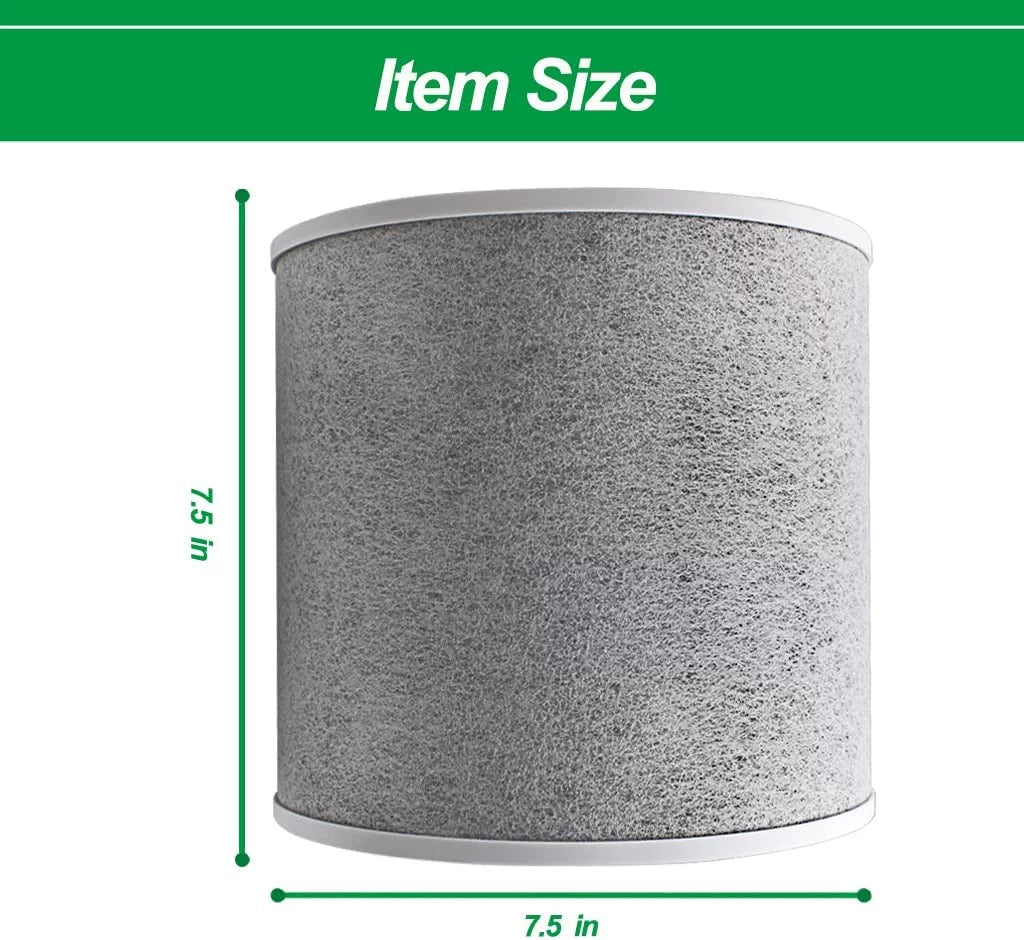 HP100 HE1FKBAS,Pack Grade 2 of Shark #HE1FKPET, HEPA Replacement Air H13 Purifier, Filter Particles, for HC452 True Replace 99.97% for of HP102 & Part