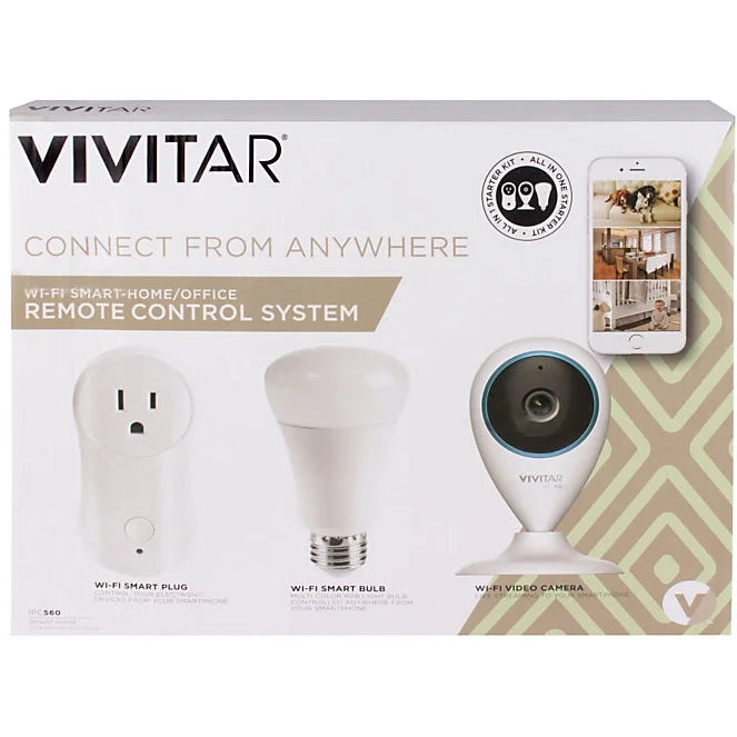 Deluxe Vivitar White Kit Automation Essentials Home