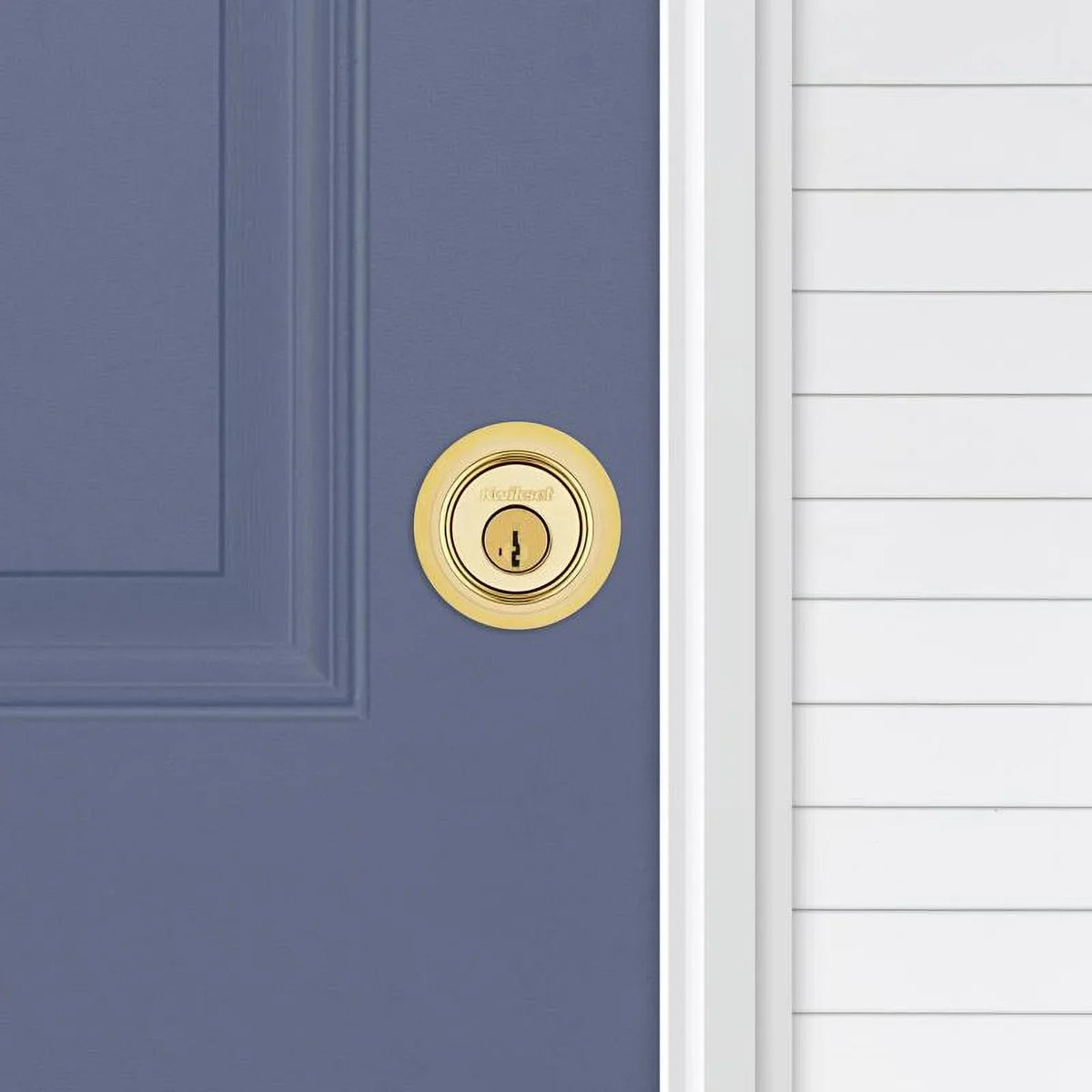 Quantity 1 CP Brass 3 K6 Polished Kwikset Deadbolt, SMT RCS 660 Security RCAL - Single-Cylinder