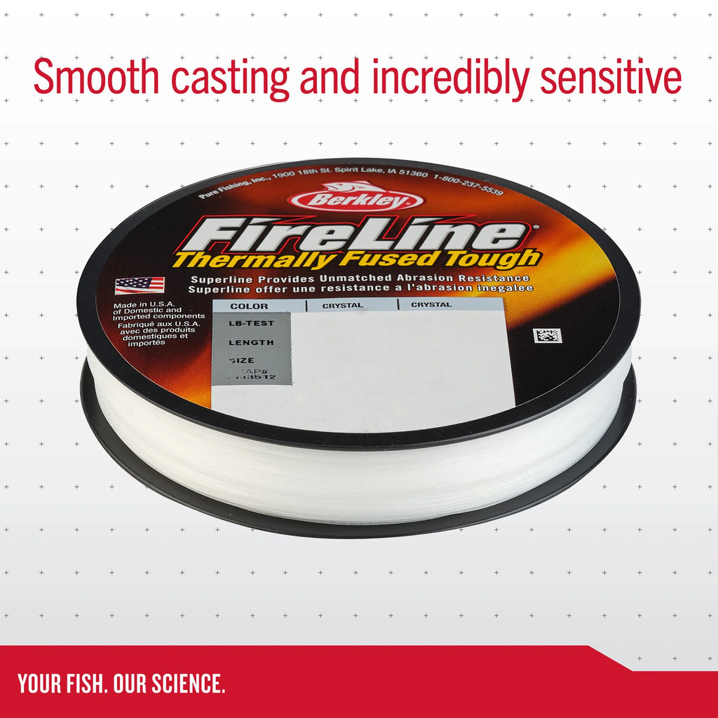 Line Superline, | Flame FireLine® 2.7kg 6lb Green, Fishing Berkley