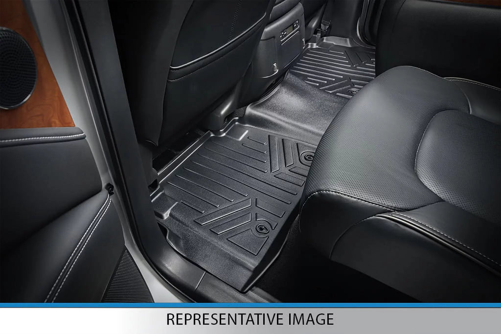 Rows Mats climate Floor Smartliner Pacifica Black All for Chrysler Set 2017-21 3