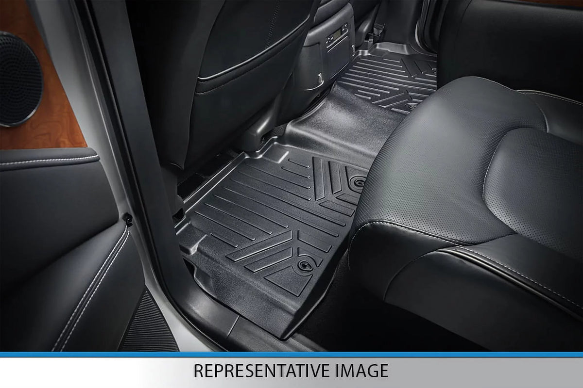 Rows Mats climate Floor Smartliner Pacifica Black All for Chrysler Set 2017-21 3