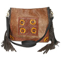 handbag Hair-on women western purse OHLAY bag Leather Genuine KB HOBO Tooled KBK126 Hand