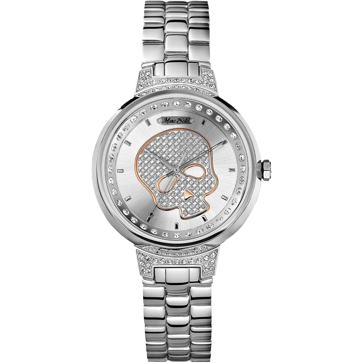 UNISEX STEEL SILVER ECKO WATCH STAINLESS MEN AND WOMEN MARC - E16566L1 SILVER