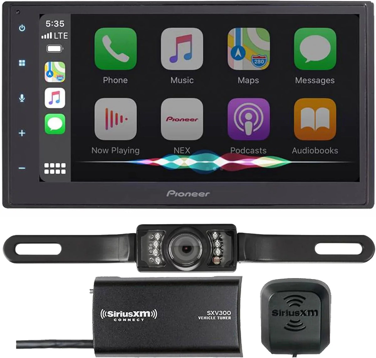with Backup DMH-W2700NEX Multimedia design License Pioneer Camera Receiver SiriusXM (1) + SXV300v1 6.8" SV5130IR (1) Bundled + Plate