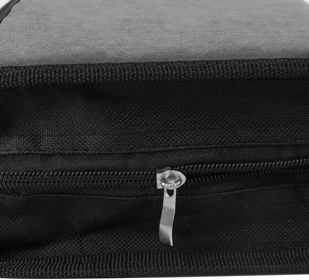 Zippers, Binder Portable Organizer / Capacity Car Leather Storage Holder Home, 80 Bag Wallet, With For / Disc Case Storage PU Office,Travel, Case
