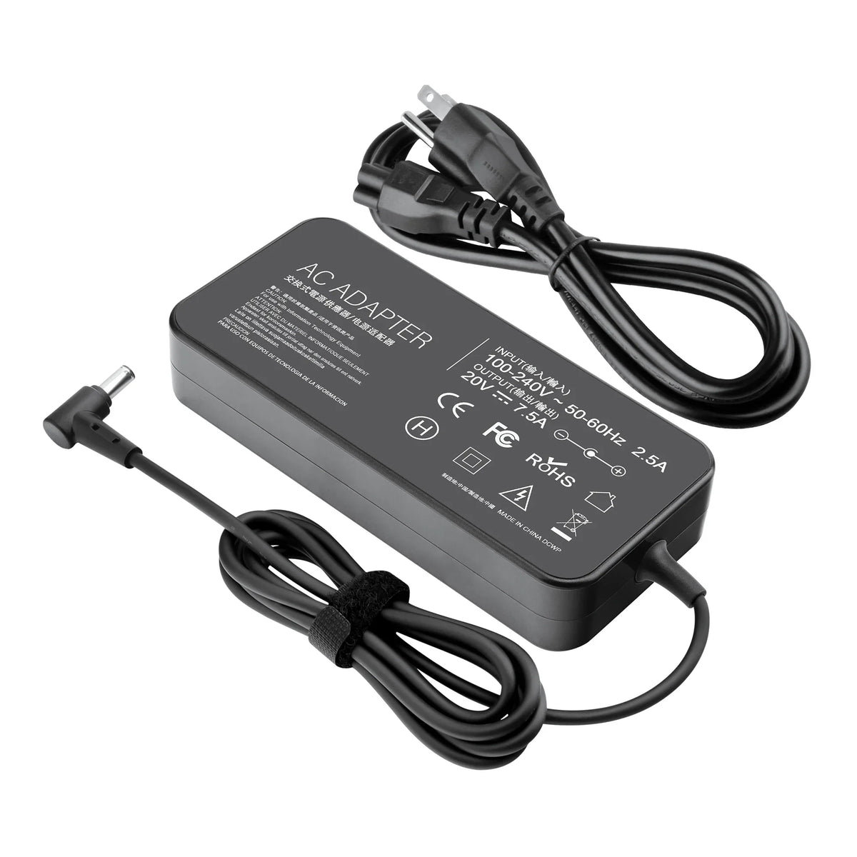 Supply ASUS FX506LH-HN236W AC Compatible with 150W TUF Power F15 SKKSource 20V Charger Gaming Adapter 7.5A