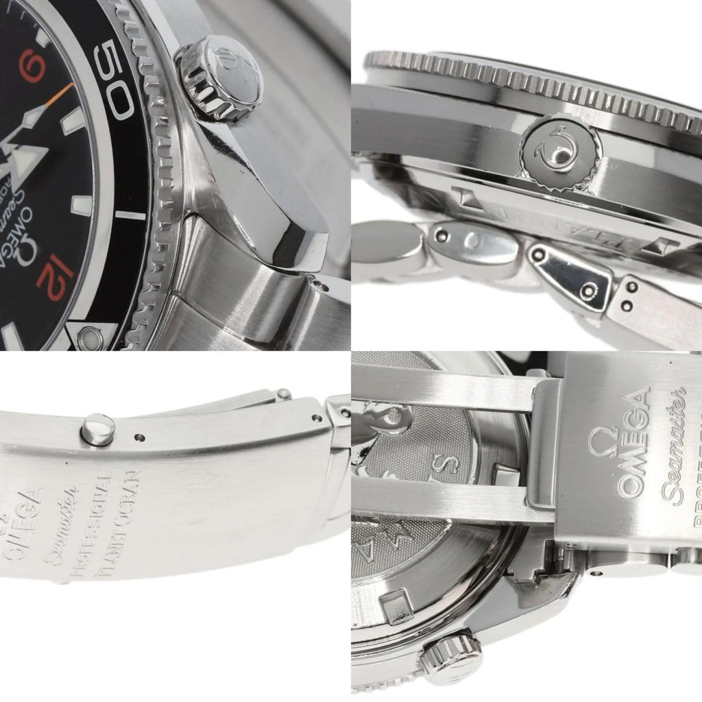 Stainless 2201.51 Men's Co-Axial Ocean Pre-Owned Seamaster Watch Omega (Good) Steel/SS OMEGA Planet