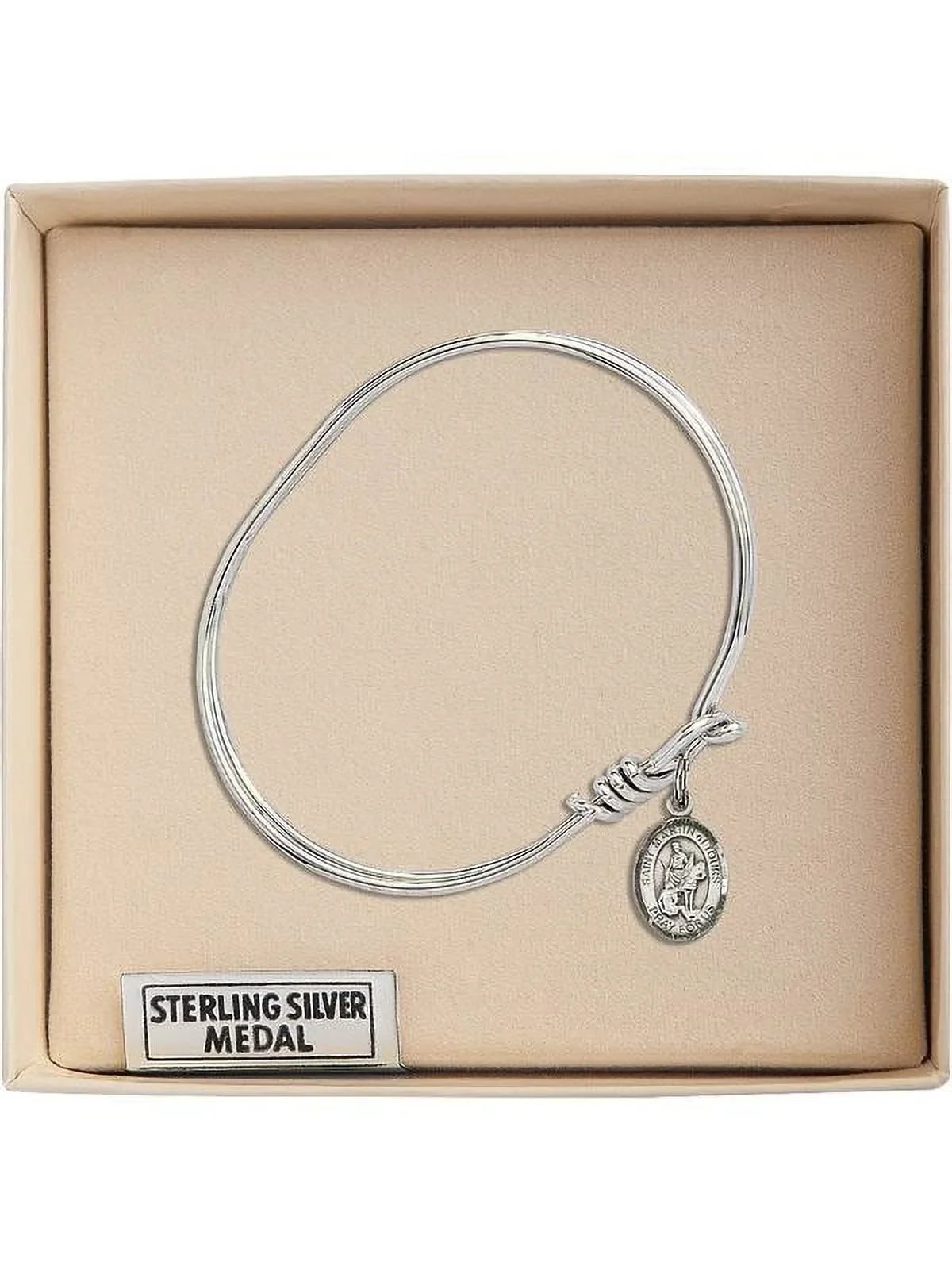 Bracelet inch Bangle of w/ Silver 3/4 Oval Martin Eye Sterling 5 St. in Hook Tours