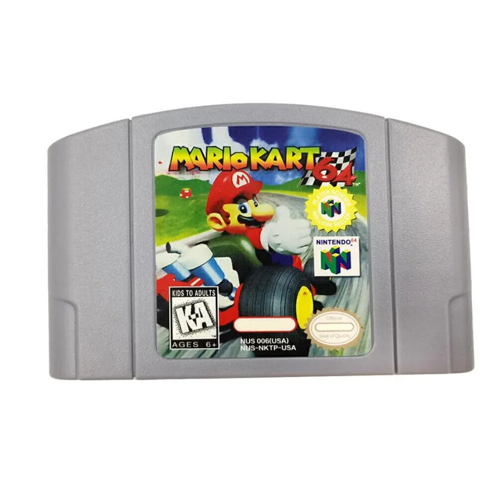 Kart 64 Nintendo Console US Version Card N64 Game For Mario Version Cartridge