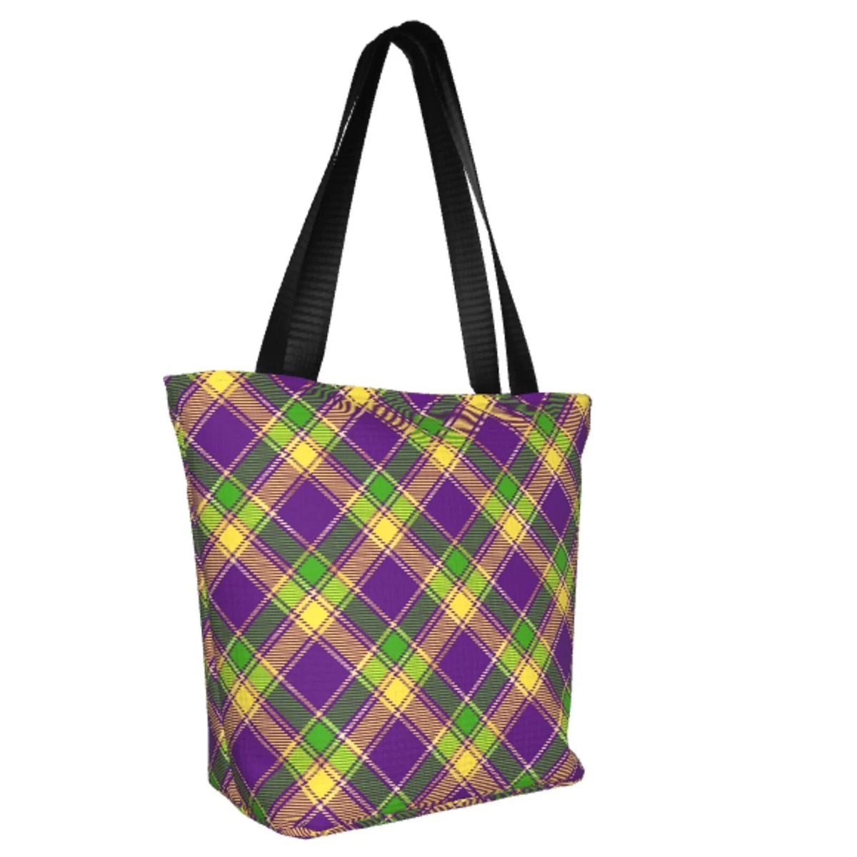 Hobos Bag Tote Large Lukts Plaid Gras Capacity Shopping Handbags Mardi Bag Women'S Bag,Shoulder