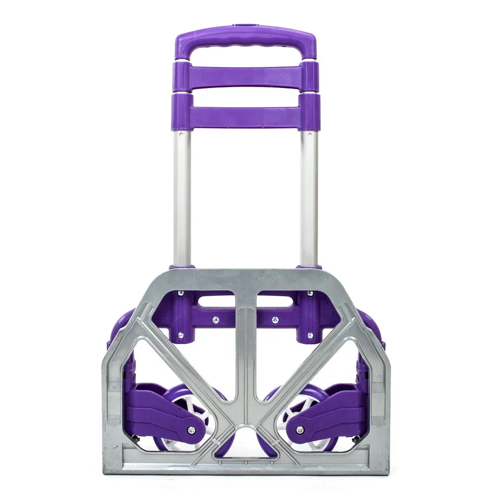 Truck BMTBUY Push Trolley Purple Portable Cart Dolly Luggage Aluminium Collapsible Folding Hand