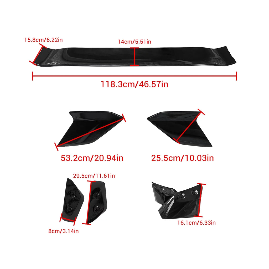 11th Hatchback for Spoiler Rear Tail Trunk Spoiler NINTE 2022-2024 Civic Wing Honda