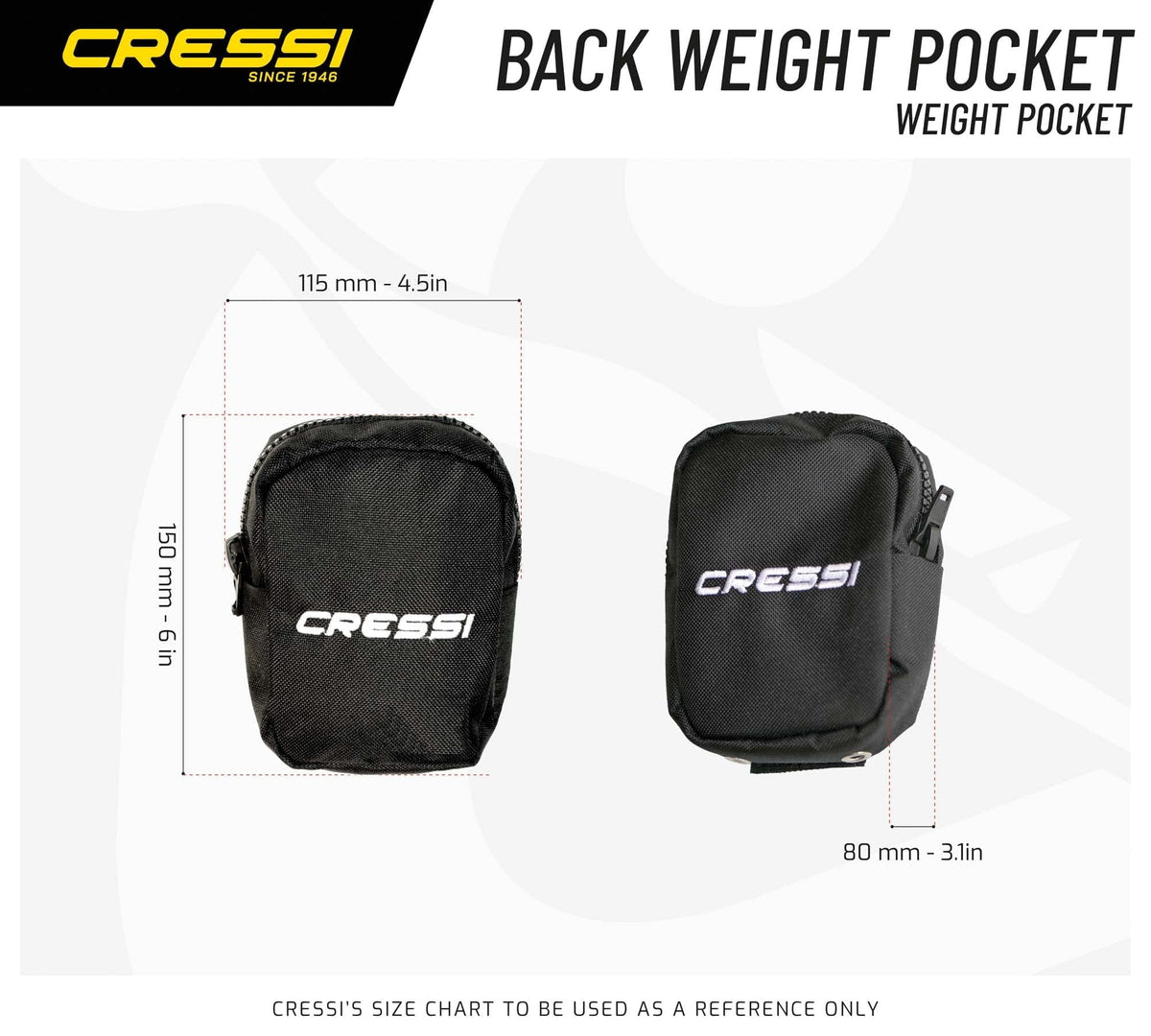 Cressi Cressi Weight Pocket Tank Strap