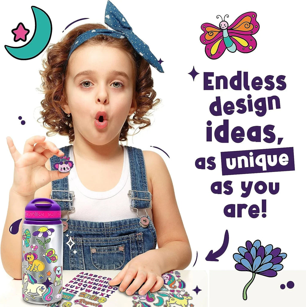 Own Little 6 + Ages Girls for Kids Your Cool Bottle Year Girl, 6 Gifts 6-8, liquid DIY Fun Crafts Birthday LADYBUG Kits PURPLE for - Arts and - Old for Age Gift Girl Decorate