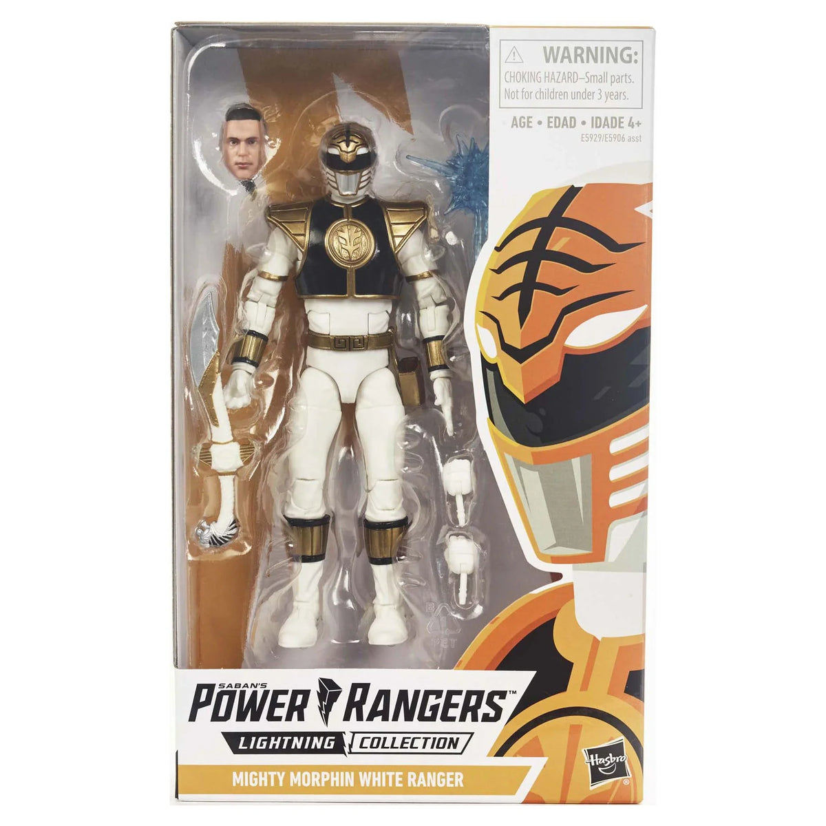 Power Ranger White Figure Lightning Morphin Mighty Rangers 6-inch Collection