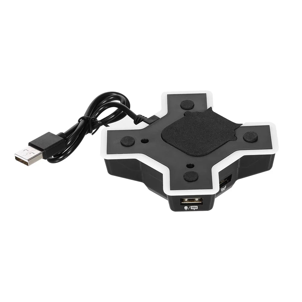 N Black Mouse and Replacement PS3 Gaming Plug USB / and KX Play Adapter Mobile Converter for Andoer Switch/Xbox Keyboard One/