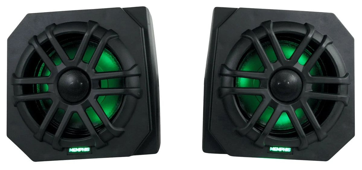 XP900 Speakers+Amp RNGR65FE Pods+LED 2) Memphis Ranger For Tower Polaris 2013-17