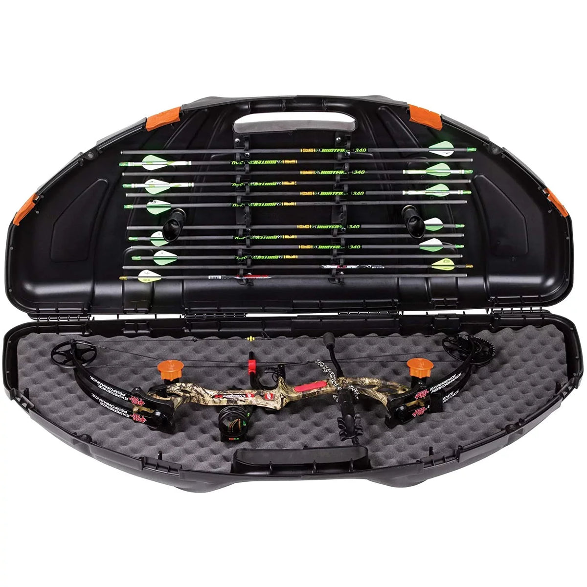 Compound Case, 47.5 Bow Safe Plastic, inches Flambeau Black, Shot Outdoors,