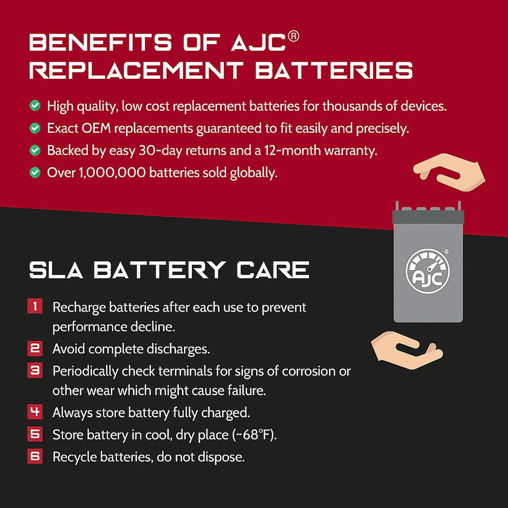(2005-2008) 500 500CC Motorcycle GTx AJC Compatible Bombardier Replacement Battery with Battery